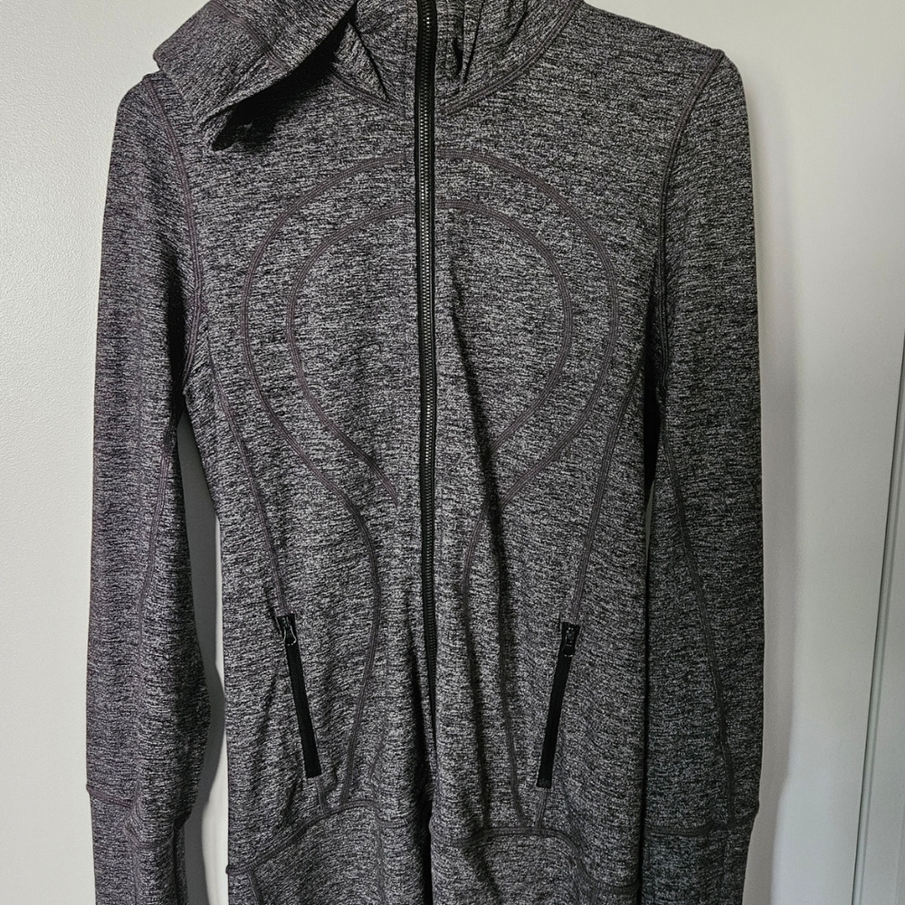 Lululemon Define Jacket Heathered Charcoal Size 8